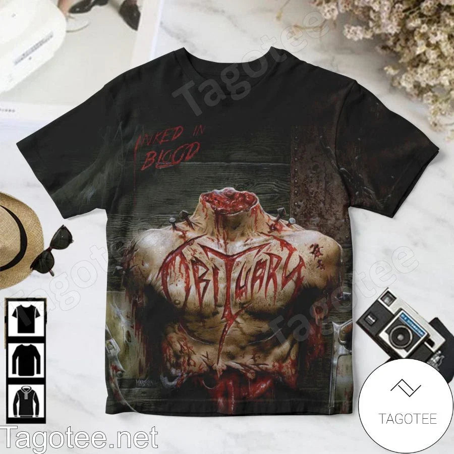 Special Obituary Inked In Blood Album All Over Print S-5XL 3D Shirt Men's VA697 Unisex