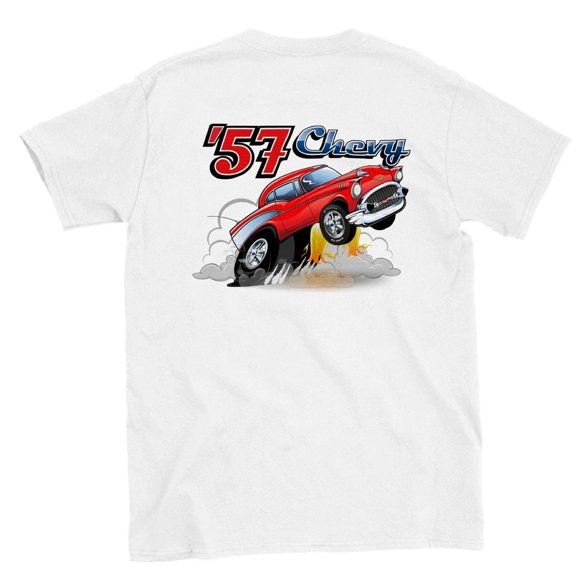 57 Chevy Cartoon Drag Car Unisex