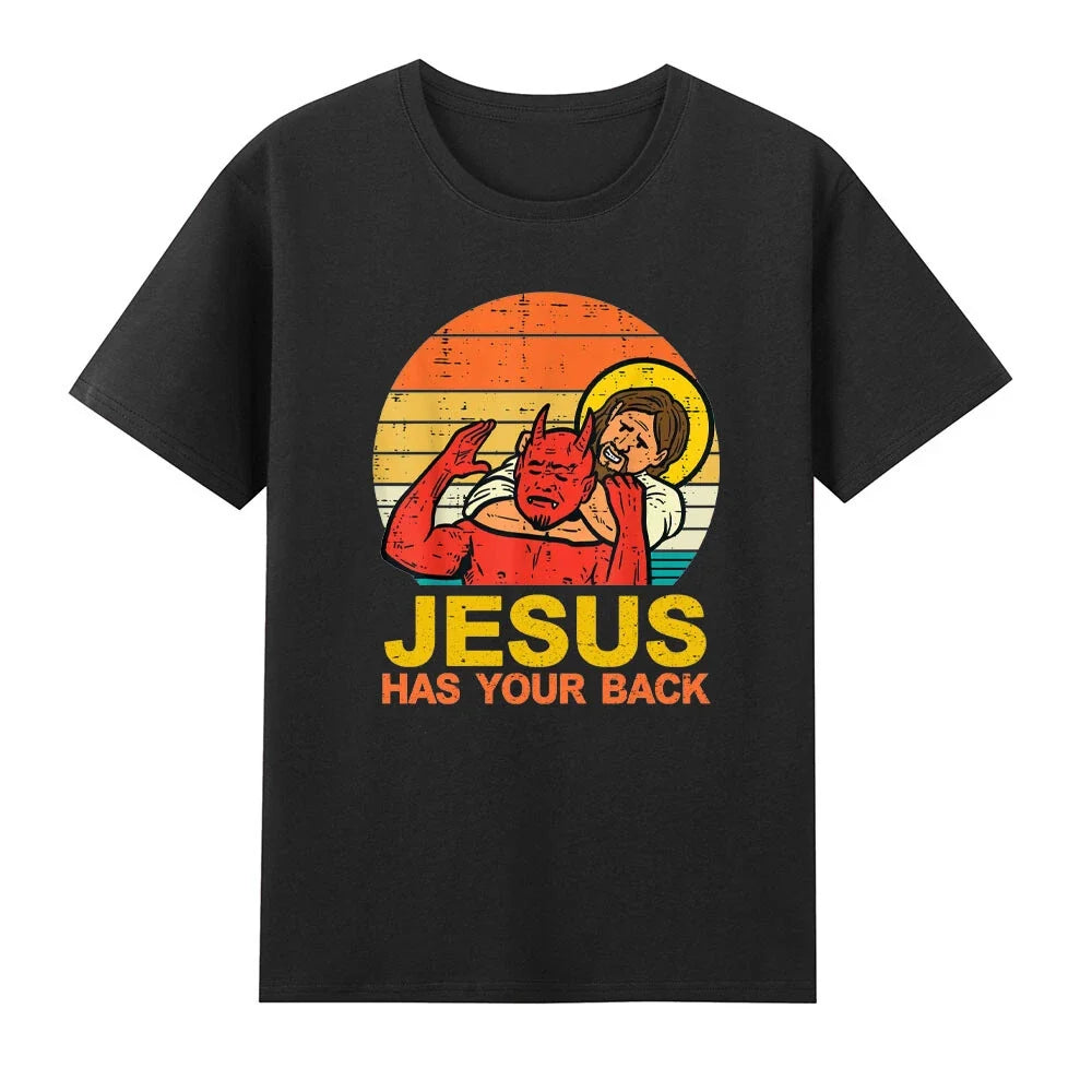 Jesus Has Your Back Jesus Santa Jiu Jitsu Christian Unisex