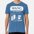 Wang Computers Logo White Size S to 5XL Made in the USA Unisex