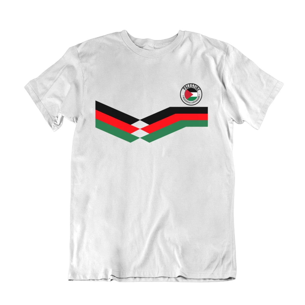 PALESTINE PROTEST Top Mens Retro Strip Freedom Palestinian Peace Unisex