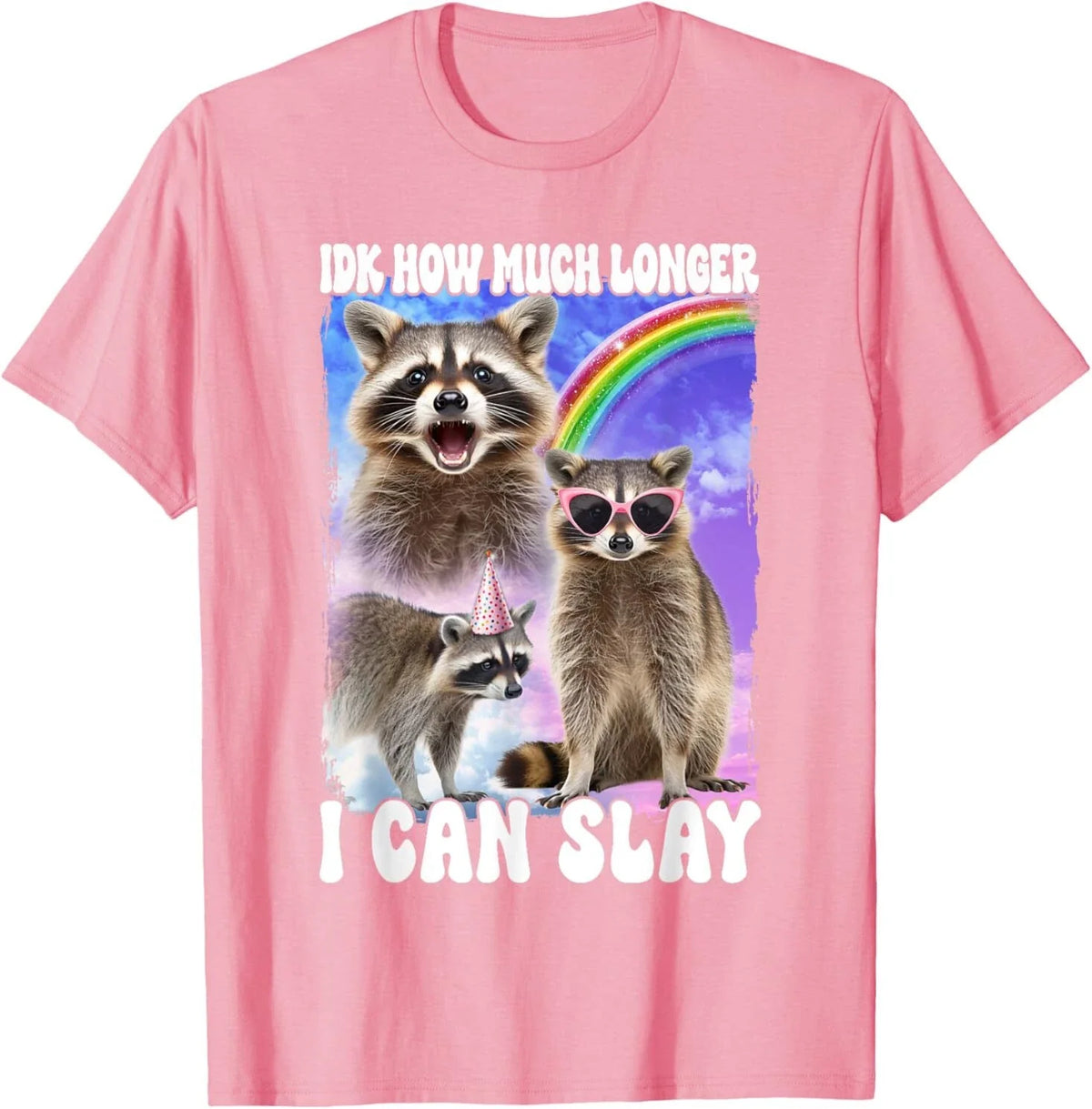 Idk How Much Longer I Can Slay Meme Raccoon Funny Unisex