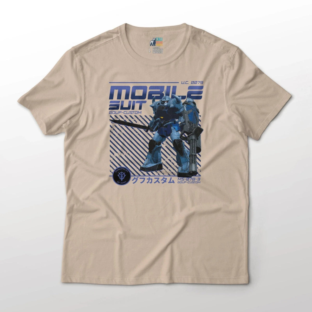 MS-07B-3 Gouf Custom - 08th MS Team Anime Graphic Art Cotton Unisex