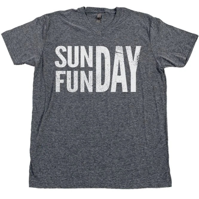 SUNDAY FUNDAY T Shirt Weekends Festivities Champagne Mimosas Bloody Marys Brunch Unisex