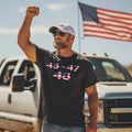 Trump 2024 2028 MAGA 45 47 48 Take America Back Eagle Tee Legend Flag Unisex