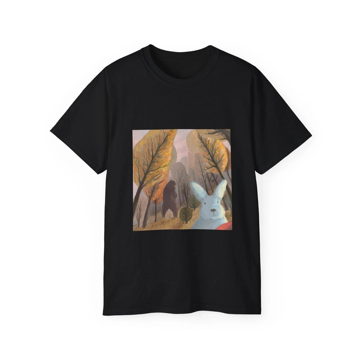 Forest Autumn Nature Animals Rabbit Bear | Custom Graphic Unisex