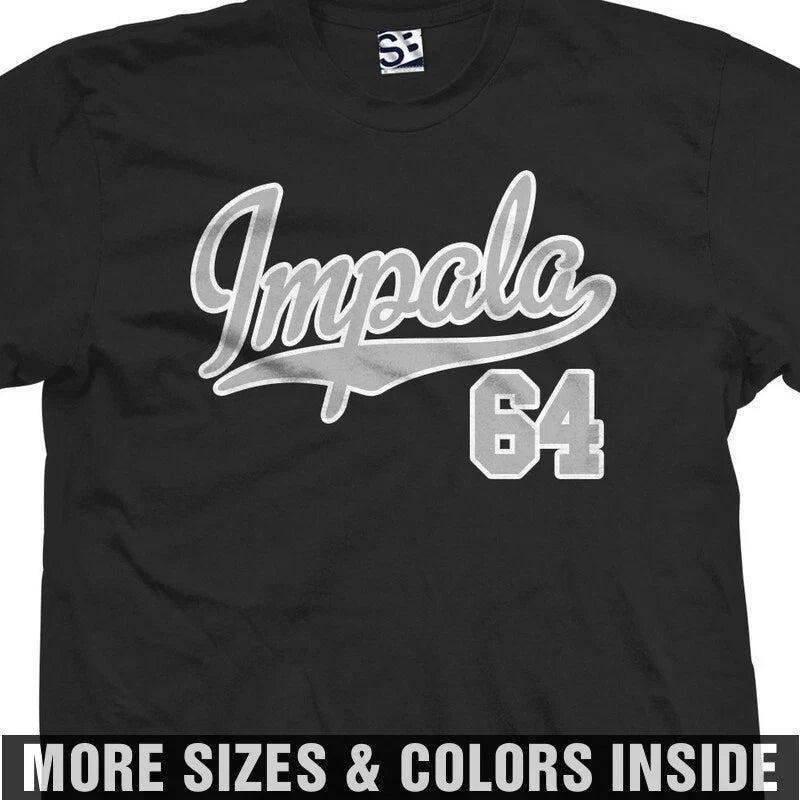 64 Impala PRO Script | 1964 SS Jersey Team Sports Logo Design Print Tee Unisex