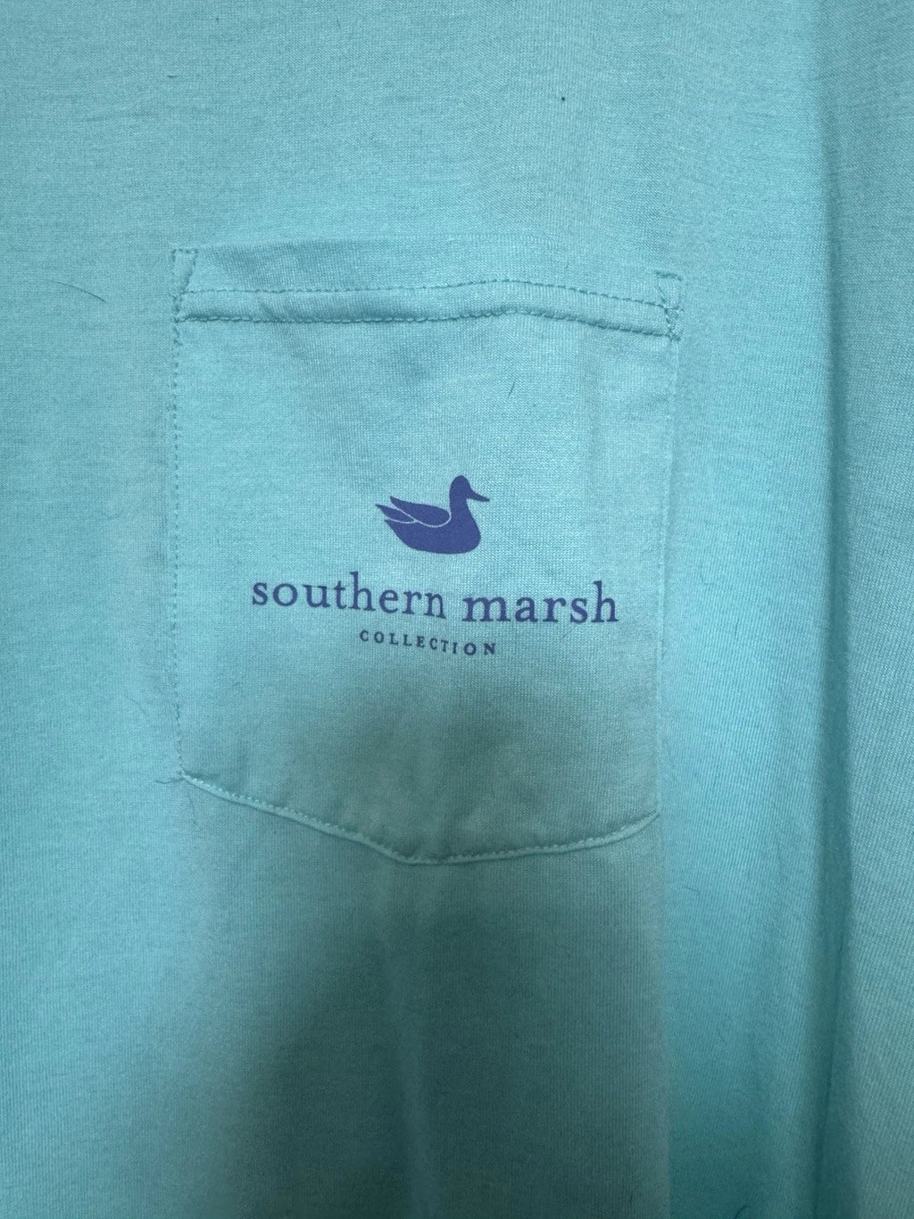 Men's Sz XXL Southern March Tee Shirt Blue With Shark New Unisex