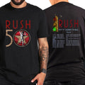 Rush Fifty Something Tour Shirt, Rush 50th Anniversary World Tour Tee, Rock Fans Unisex