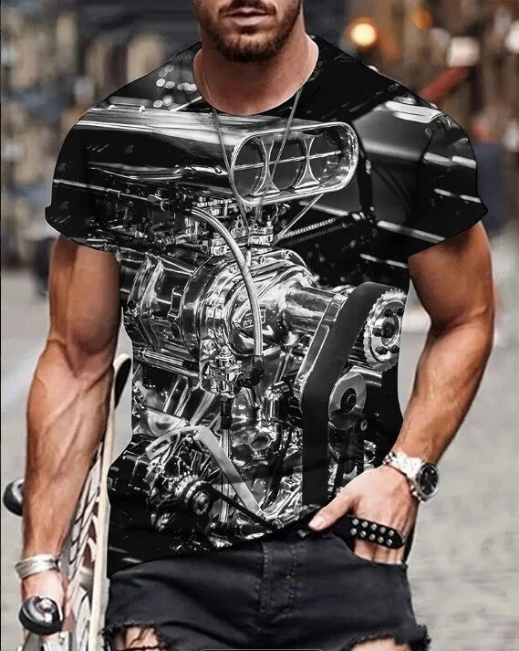 Chevy Ford Mopar Big/Small Block BLOWN BLOWER SUPERCHARGER ENGINE V2 Unisex