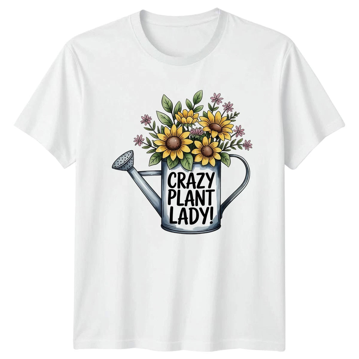 Crazy Plant Lady Womens T-Shirt Indoor Plants Mothers Day Gift For Her