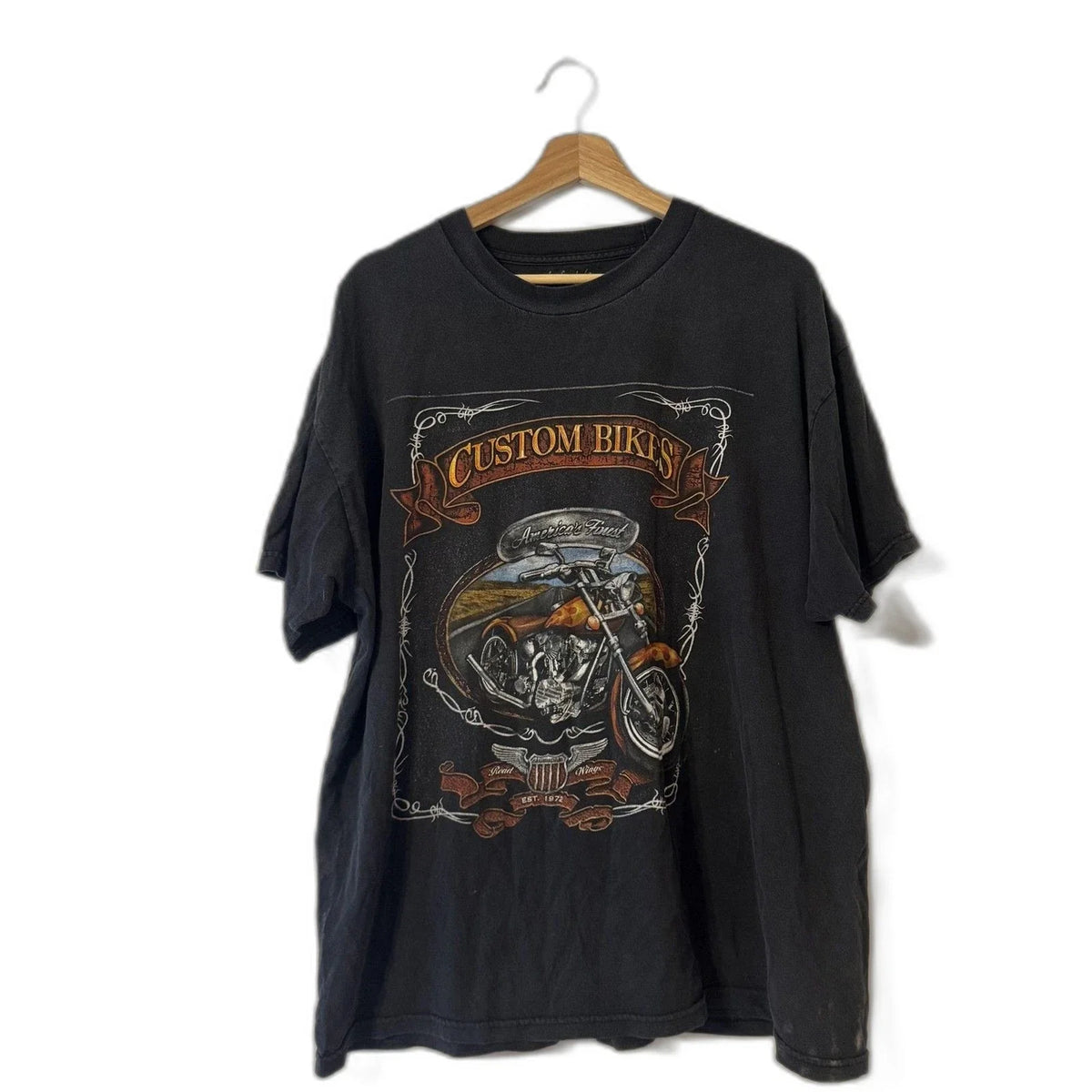 Lifestyle Classics Custom Bikes Shirt Mens XL Black Motorcycle Graphic Tee Unisex