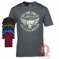Cali4nia riders retro distressed print biker petrolhead motor auto tee Unisex