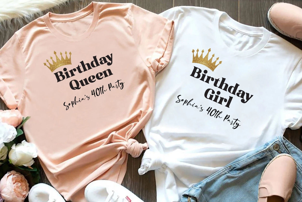 40th Birthday shirt, Bithday Squad, Custom birthday gift, Ageli Birthday