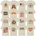 Floral Motherhood Adult T-Shirt Nana Relationships Family Gift