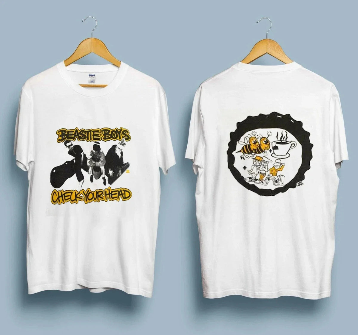 RARE BEASTIE BOYS CHECK YOUR HEAD T SHIRT GILDAN Unisex