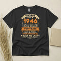 80th Birthday TShirt Born In 1946 80 Years Old 80 Gifts Birthday Gifts For Men Unisex