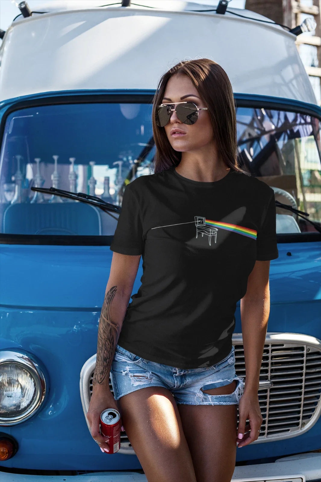 Dark Side of Pinball - Cool Graphic Gift Idea Adult Funny Unisex TShirt Unisex