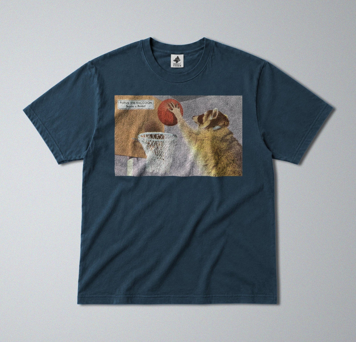 100% Cotton Tee - Regular Fit - Unisex - Funny Raccoon Print - Cute Animal Unisex