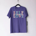 Self Love T-Shirt Colorful Letters Motivational Positive Vibes Empowerment Gift
