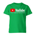 Personalized YouTube Kids Unisex Custom Channel Name Tee Gift Top Unisex