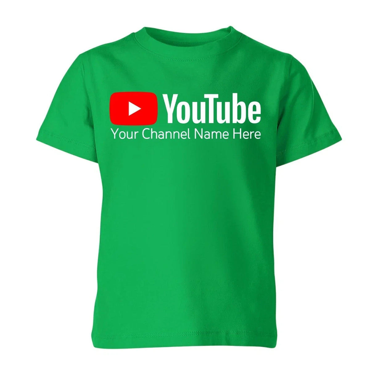 Personalized YouTube Kids Unisex Custom Channel Name Tee Gift Top Unisex