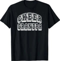 Cheer Grandpa Proud Cheerleader Grandfather T-Shirt