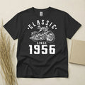 70th Birthday Born In 1956 70 Years Old Gifts Classic Motorcycle TShirt Unisex