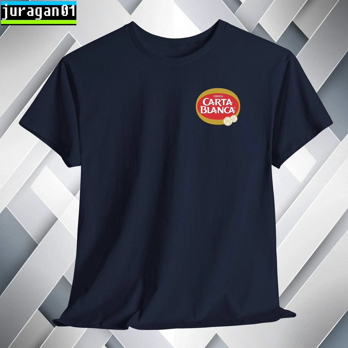 Carta Blanca Mexican Beer Logo Many Colors Size S to 5XL Made in USA Unisex