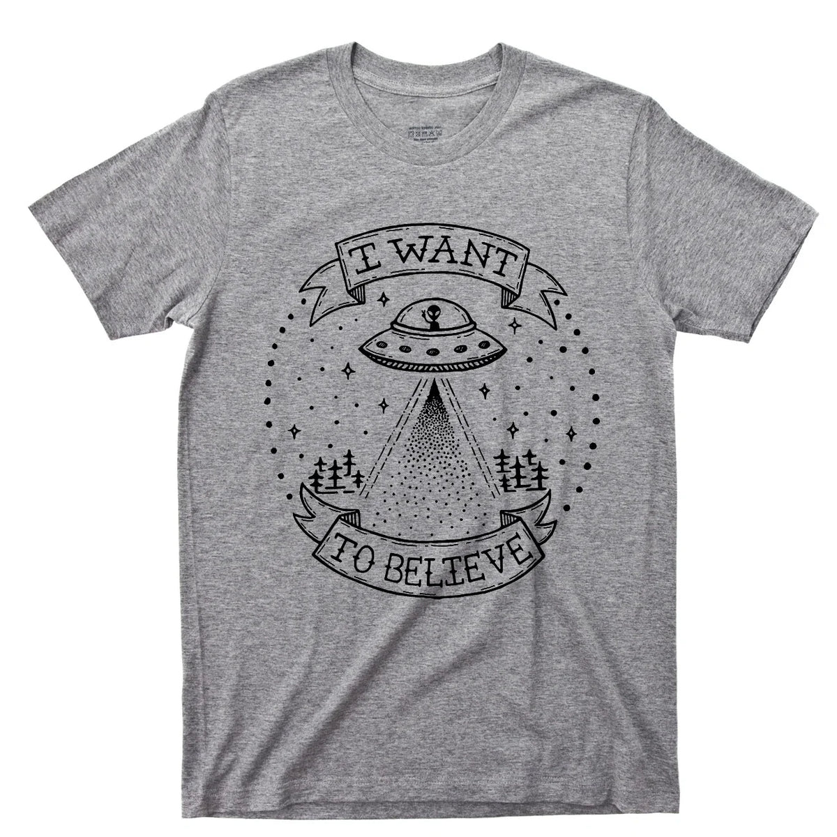 Alien T Shirt Solar System Spaceship Exploration Extraterrestrial Figure Toy Tee Unisex