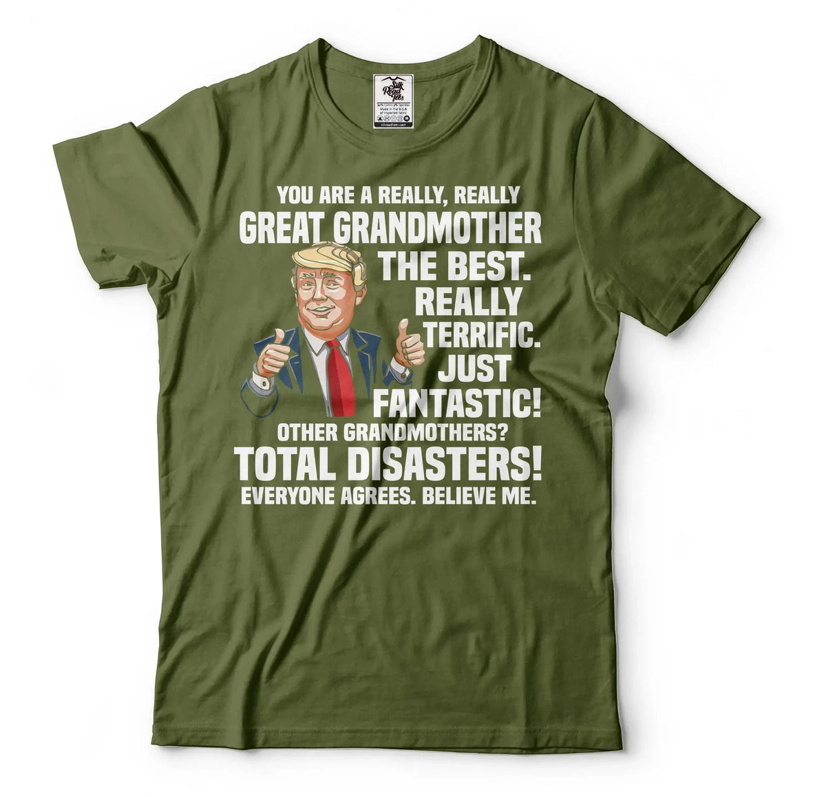 Grandmother Political Tee Trump Grandmother Shirt Funny Grandmother Tee