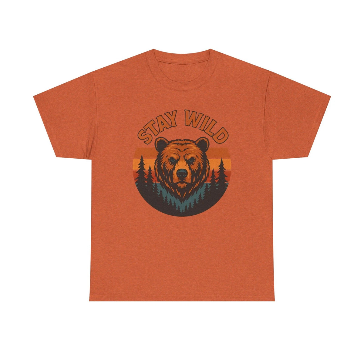 Stay Wild Bear T-Shirt | Vintage Bear Forest Tee