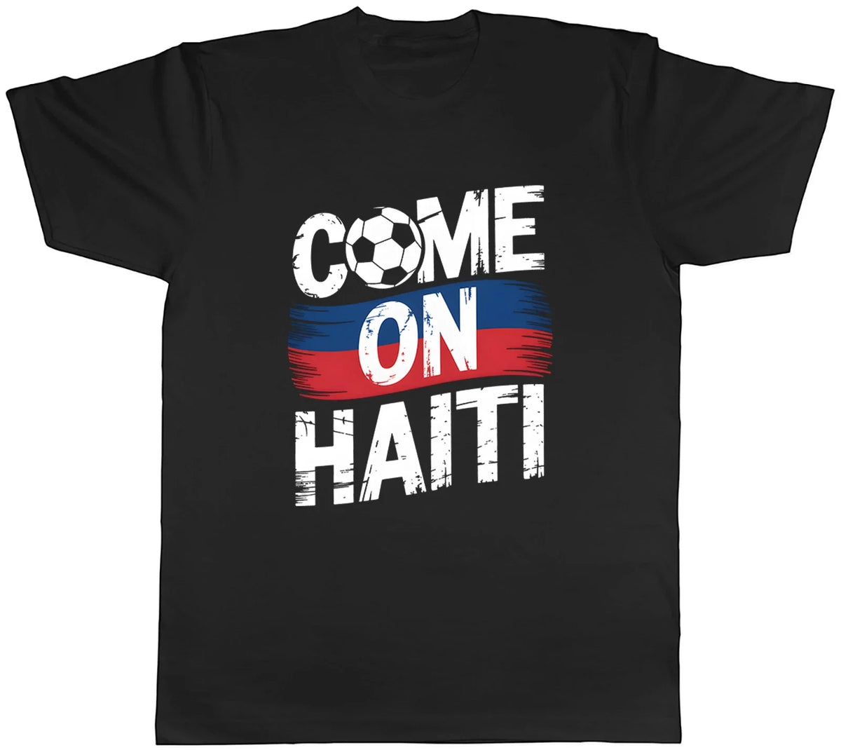 Come on Haiti Supporter Football Fan Mens Tee Gift Top Unisex