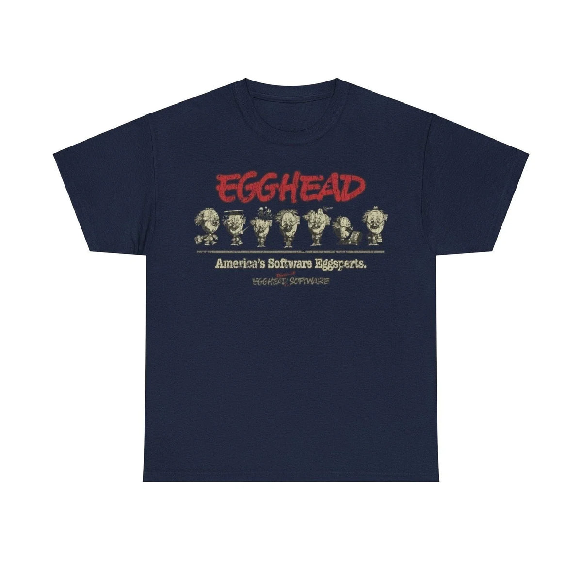 Egghead Software 1984 Electronics Store Distressed Print Unisex