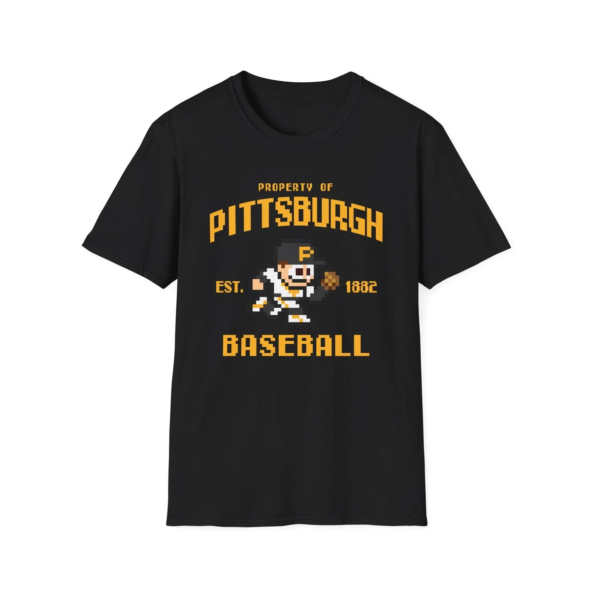Pittsburgh Baseball Retro Gaming 8-bit Unisex Unisex