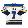 SZA SOS Blind Graphic Hockey Jersey Number 7 Long Sleeve Streetwear Unisex S-4XL Unisex