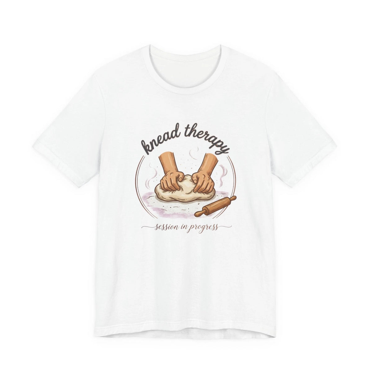 Bread Therapy T-Shirt | Baking Humor, Dough Kneading Tee