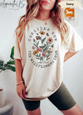 Comfort Colors® Consider How The Wildflowers Grow Shirt, Floral Christian Shirt, Unisex