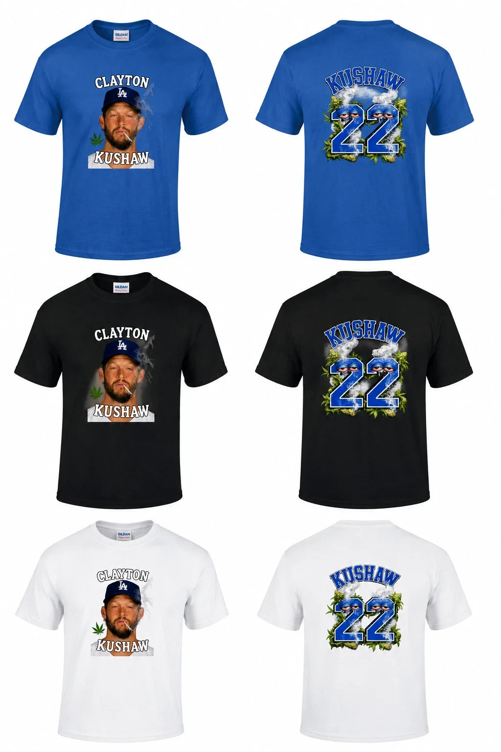 Clayton Kershaw "Clayton Kushaw" Funny Los Angeles Dodgers Shirt Unisex