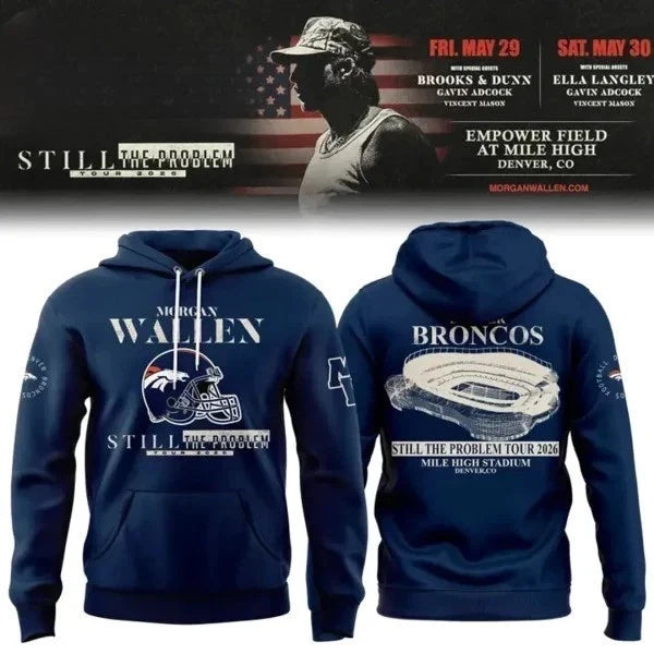 Morgan x Broncos Still The Problem Tour 2026 Edition Blue Unisex