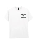 Personalised Custom Printed Gildan Light Cotton Adult Short Sleeve Unisex
