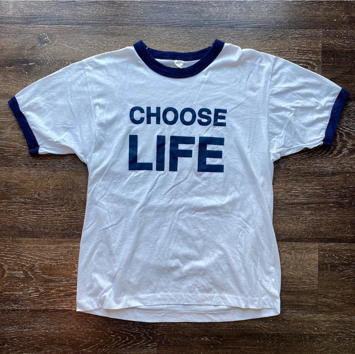 Iconic Vintage 80s Trainspotting, Wham! Band Choose Life Shirt Unisex