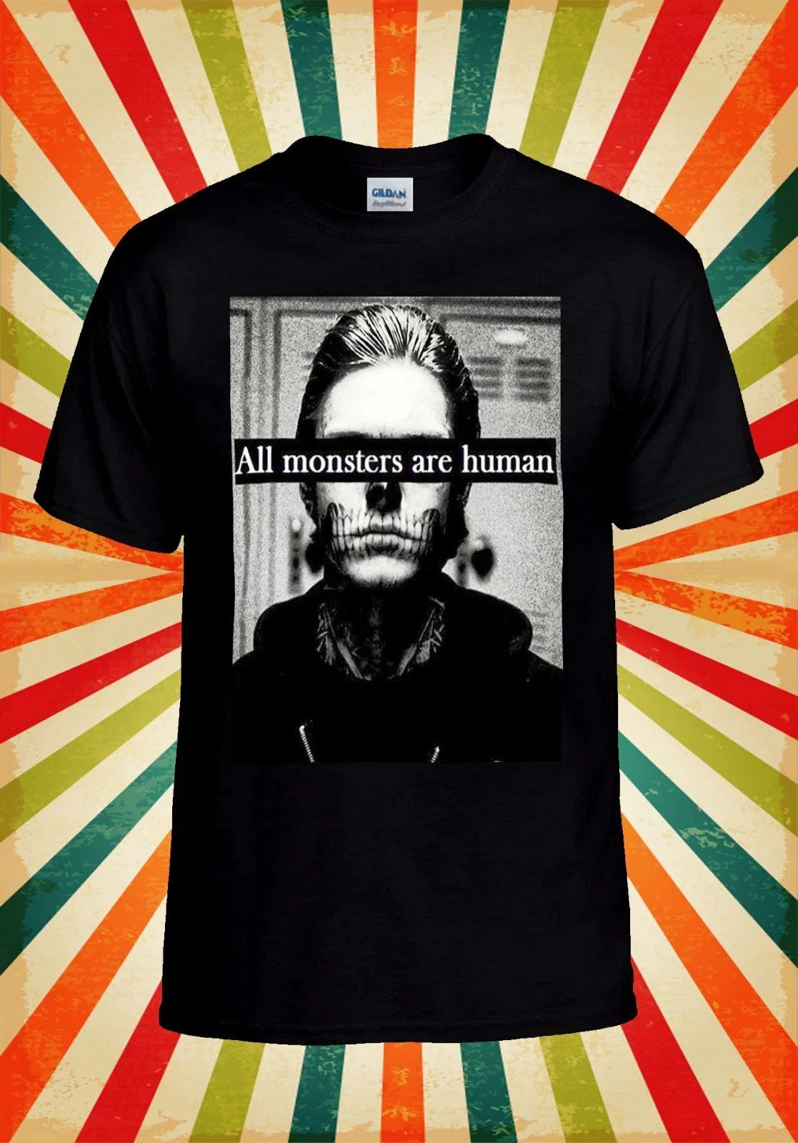 All Monsters Are Human Funny Hipster Men Women Vest Tank Top Unisex T Shirt 1321 Unisex
