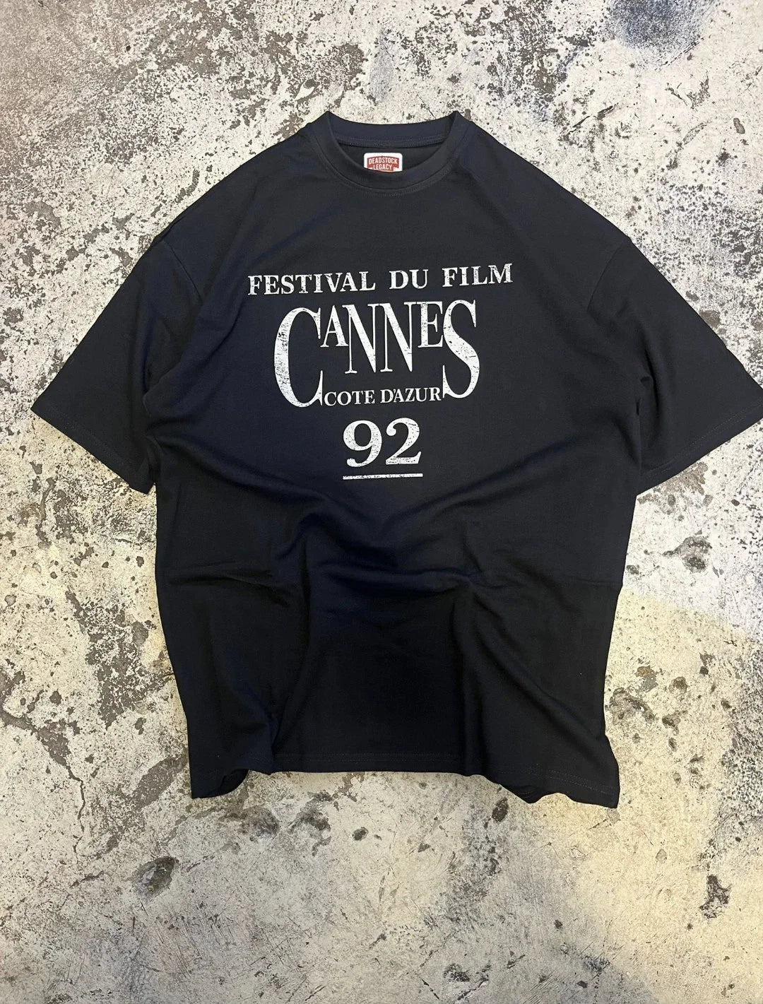 Retro Graphic Tee – Cannes Film Festival Oversized Fit Vintage Inspired Unisex