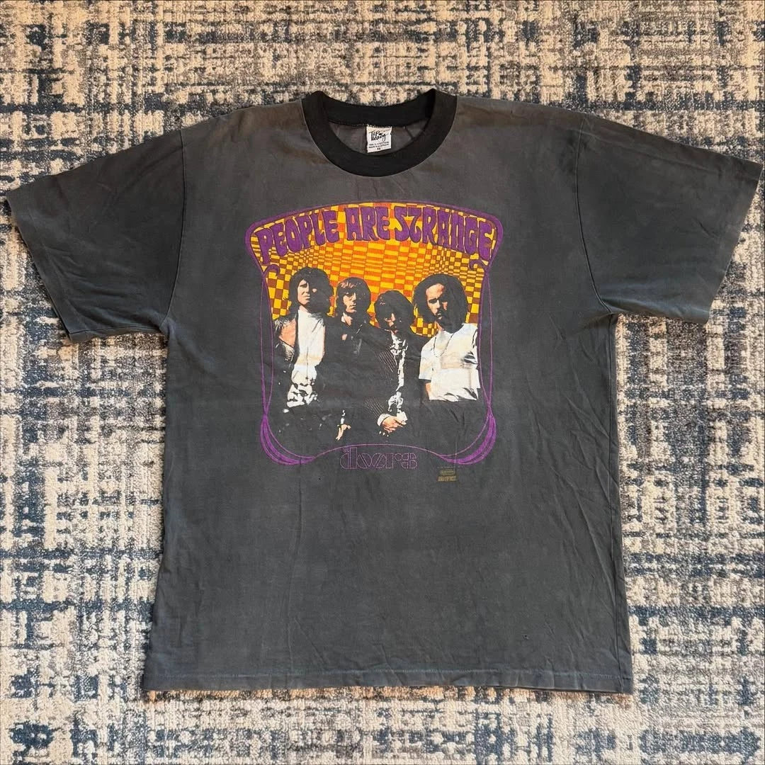 1991 THE DOORS PEOPLE ARE STRANGE WHEN YOU’RE A STRANGER Vintage Reprint Unisex