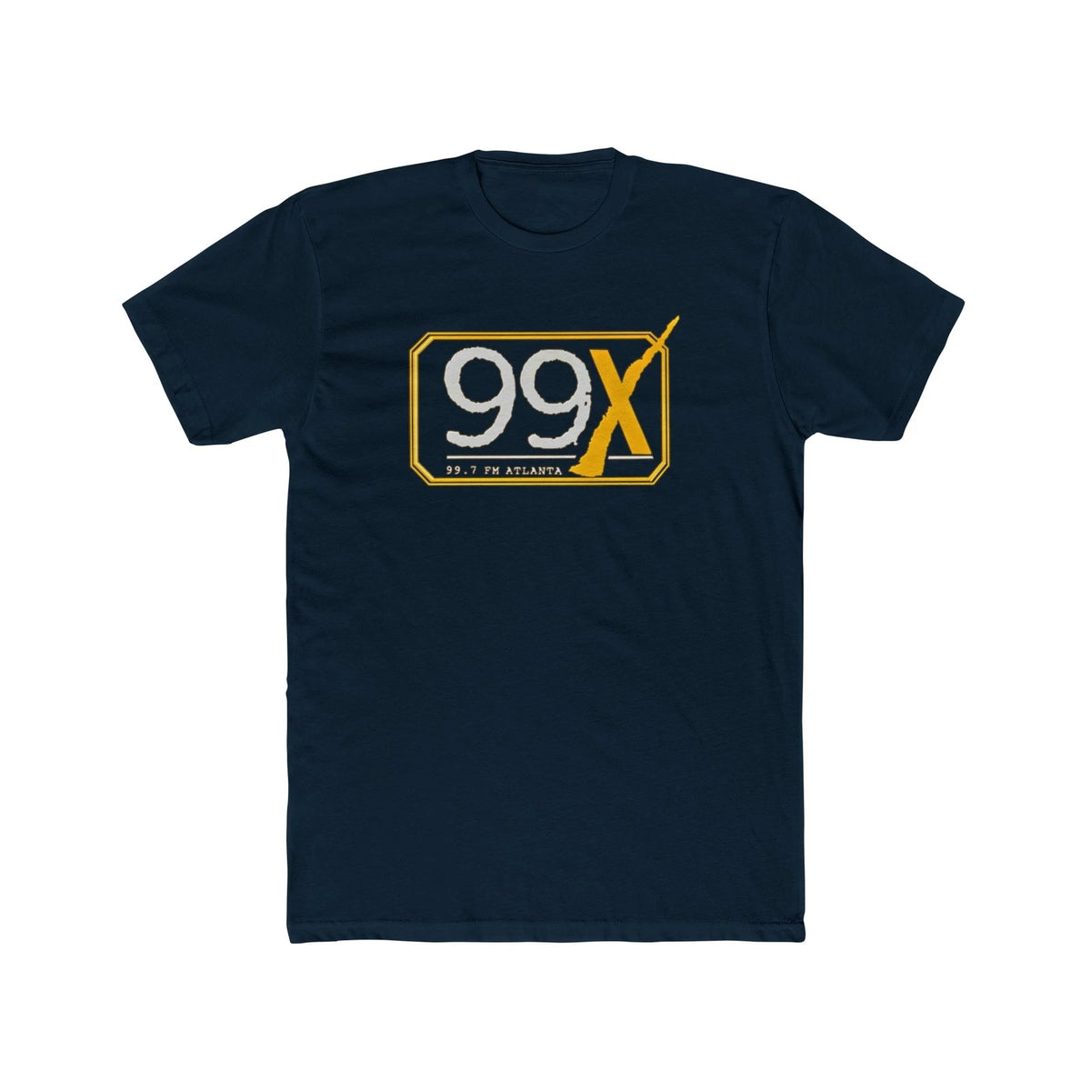 99X Country Western Music Radio Station Atlanta Georgia Cotton Crew Tee