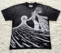 Evangelion Rei Ayanami Third Impact Distressed Heavy Cotton 330gsm Unisex