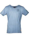 Men's VW Bulli T1 surfer cult fashion print "BULLI" indigo blue Unisex