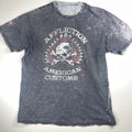 Affliction American Customs Reversible Skull Graphic Men’s XXL Biker Y2K Unisex