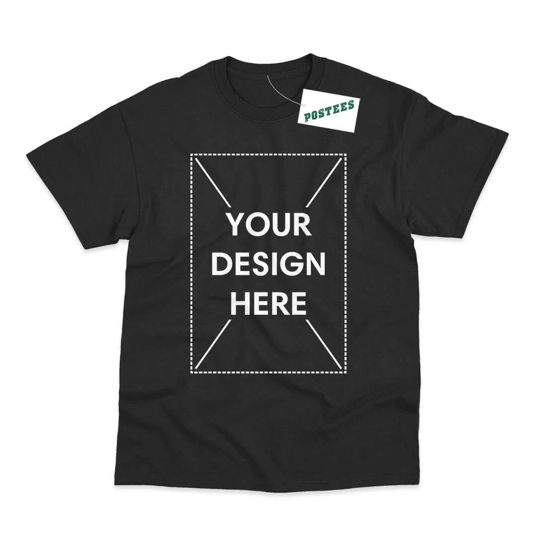 Custom Design Your Image Here DTG Printed Men's fit or Ladies Fitted Unisex